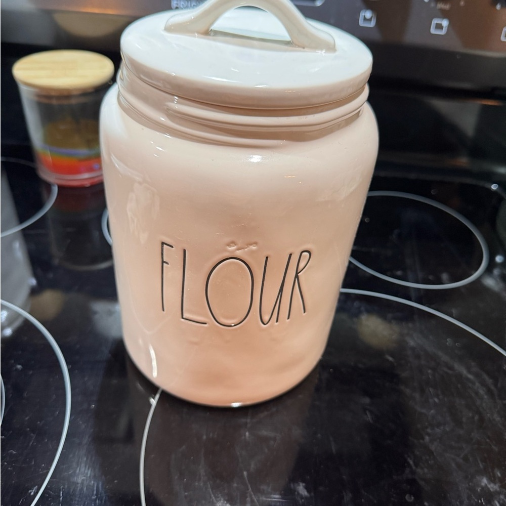 Rae Dunn Flour Canister - Cream
